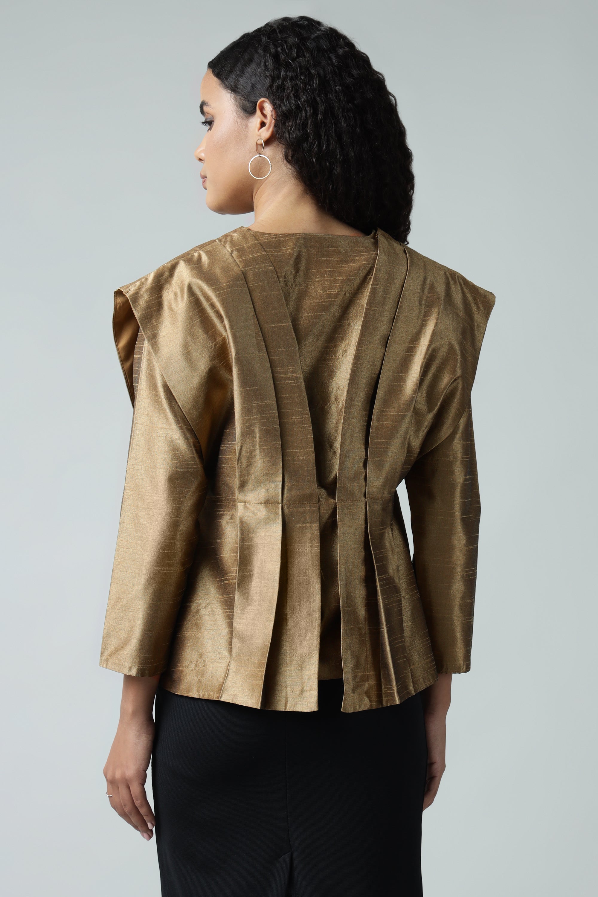 Trendy Silk Jacket