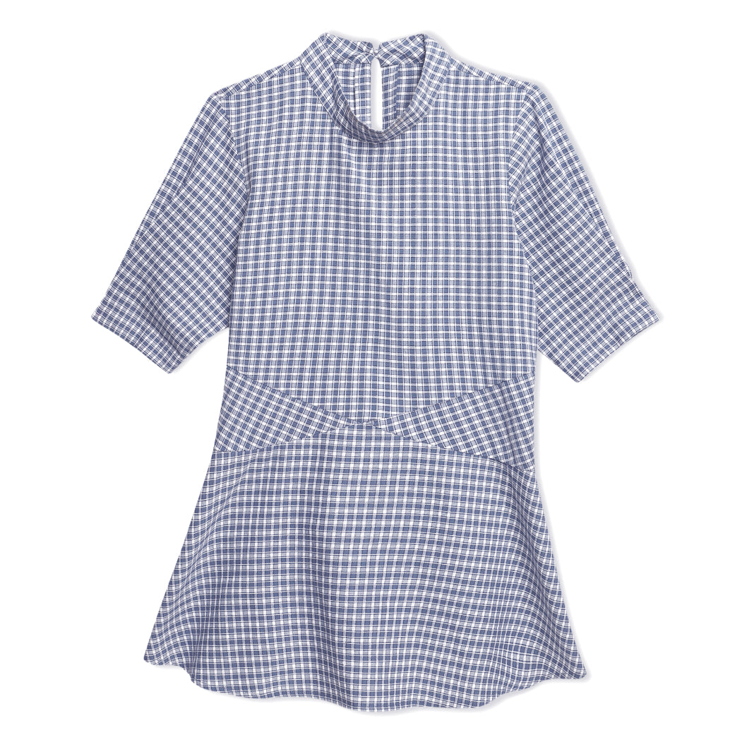 Gingham Check Peplum