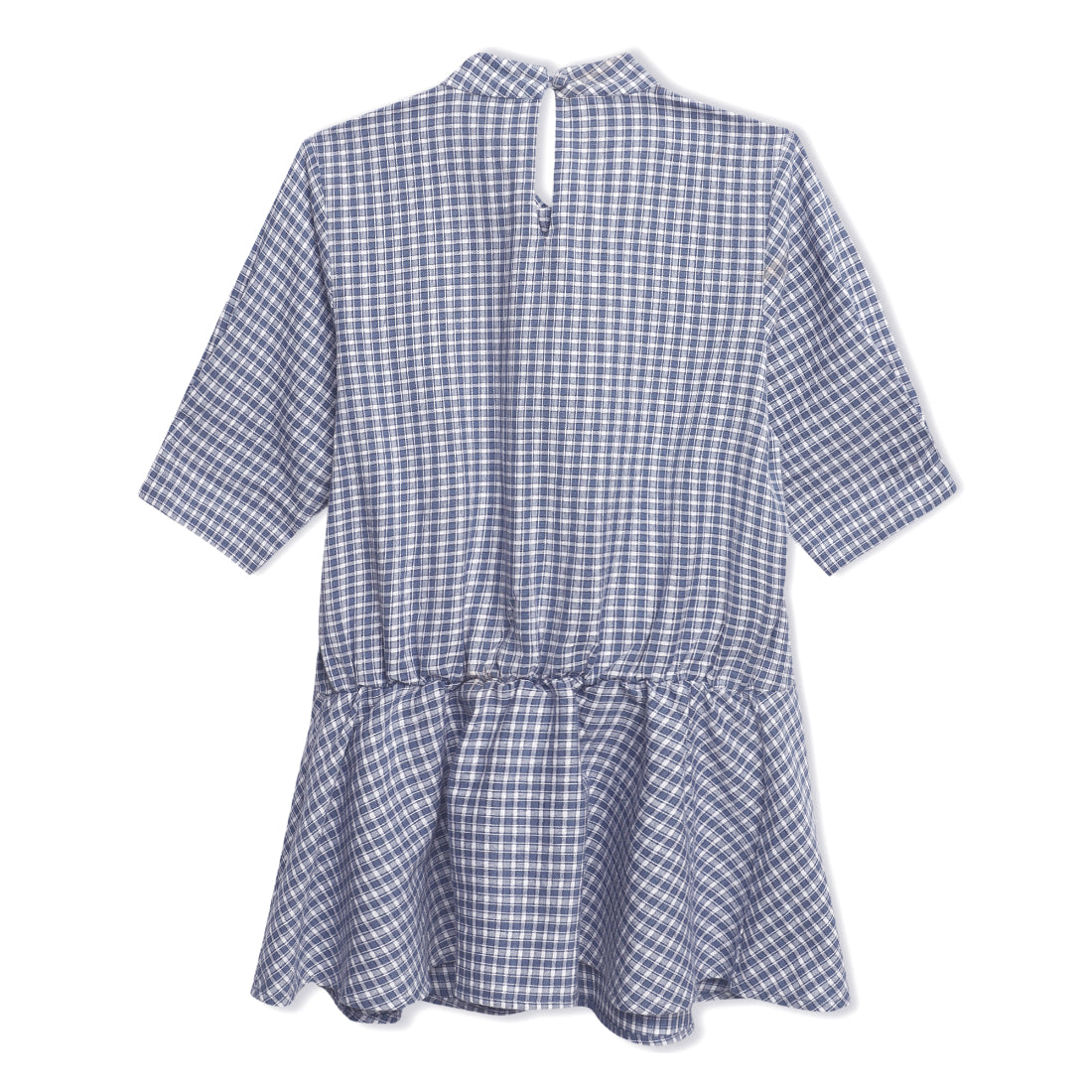 Gingham Check Peplum